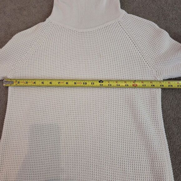 Michael Kors Cowl Neck Sweater Knit Pullover Tunic Top Neutral Cream Size S - Picture 11 of 15